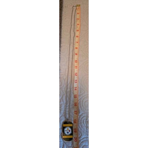 Pittsburgh Steelers Dog Tag Chain Necklace - Picture 8 of 8